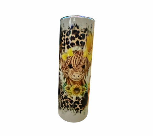 Customized Highlander Cow Stainless Steel Tumbler